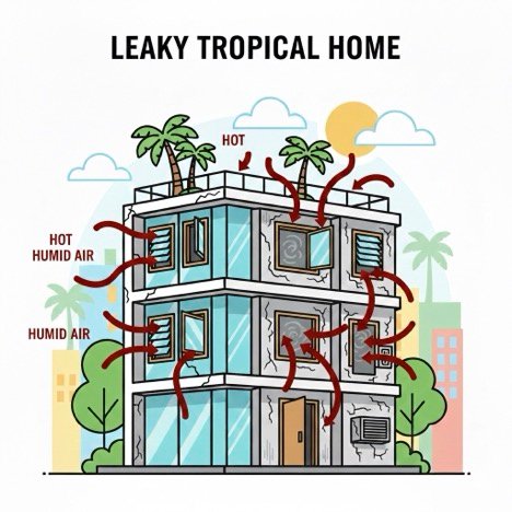 Why airtightness is the secret to tropical comfort